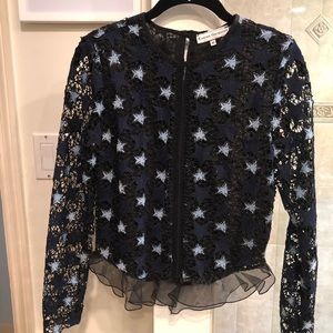 Karina Grimaldi Star lace top